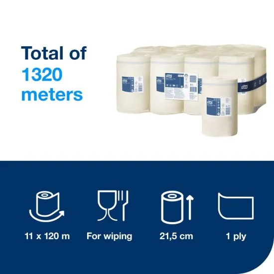 Tork Basic Paper Centrefeed 1 Ply 120m X 21cm