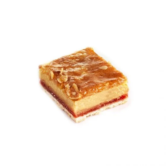 One slice of Stawberry Bakewell Pastry