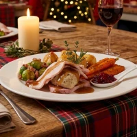 Frozen Stuffed Turkey Ham Portions 6-7 Oz X 24