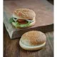 Two Burgers with Seeded Burger Buns