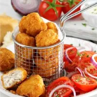 Gluten Free Plain Breaded Chicken Chunks 1kg X 6