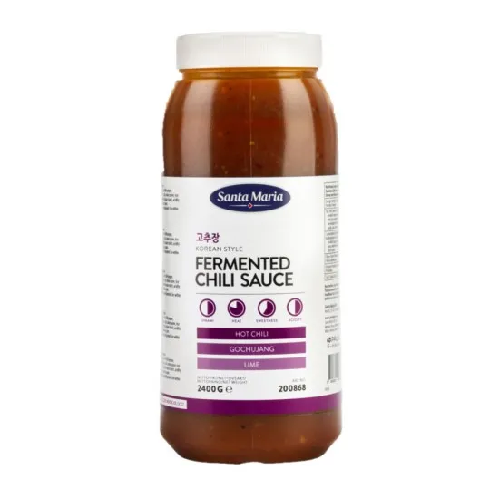 Santa Maria Korean Style Fermented Chilli Sauce 2.4kg X4
