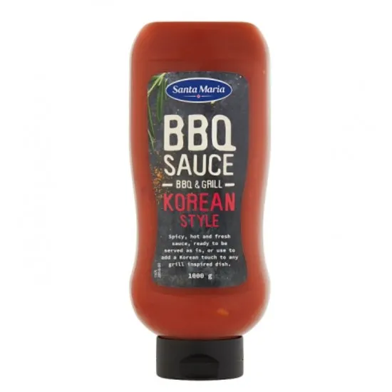 Santa Maria Bbq Sauce Korean Style 1000g X 6
