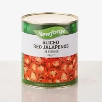 Newforge Sliced Red Jalapenos 3kg X 6