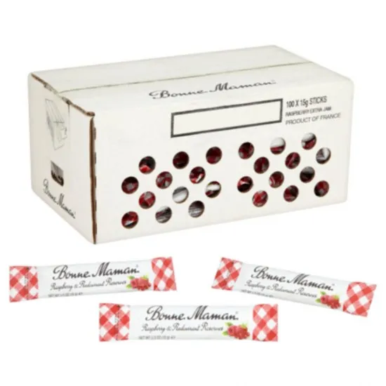 Bonne Maman Raspberry Jam Sticks 15g X 100