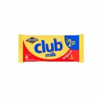 Jacob's Club Milk 36 X 5pk 22g (?2.50 Pmp)