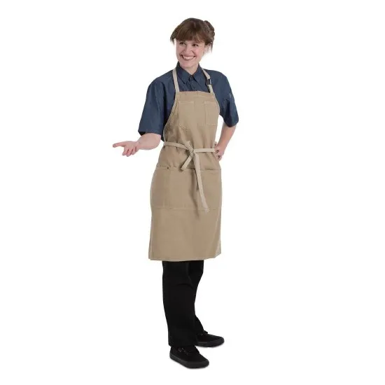 Chef Works Austin Denim Bib Apron
