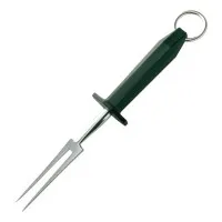Hygiplas Carving Fork Black - 6'' Prong