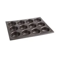 Muffin Tray Non-stick Aluminium 12