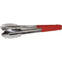 Vogue Colour Coded Serving Tong Red - 300mm