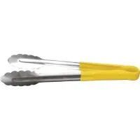 Vogue Colour Coded Serving Tong Yellow - 300mm