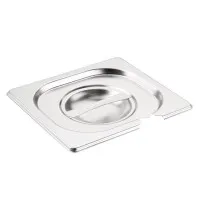 Vogue St/st 1/6 G/n Notched Lid