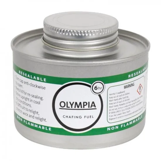 Silver Olympia Chafing Liquid Fuel 6 Hour 