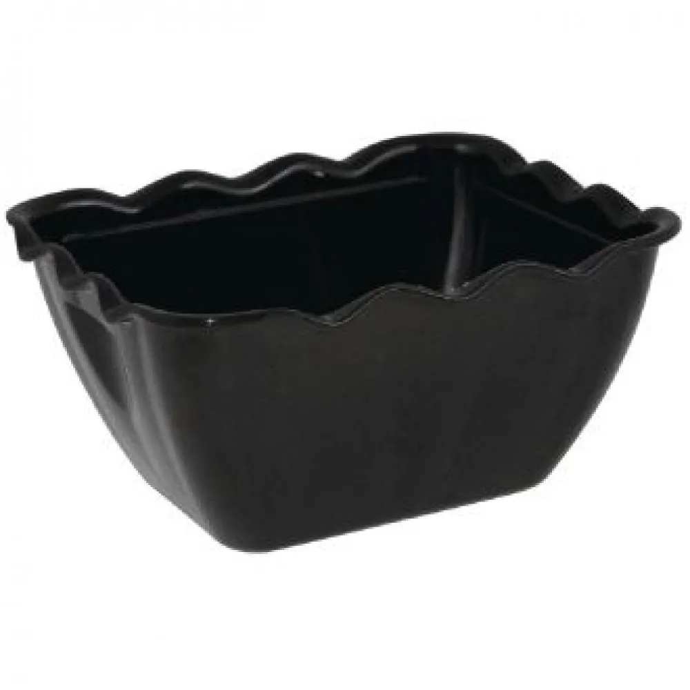 Kristallon Sml Salad Crock Blk San - 0.75ltr 165x135x85mm