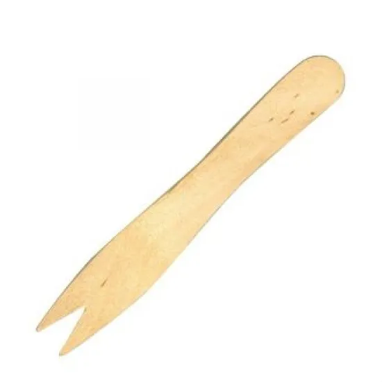 Fiesta Green Wooden Chip Fork (pack 1000)