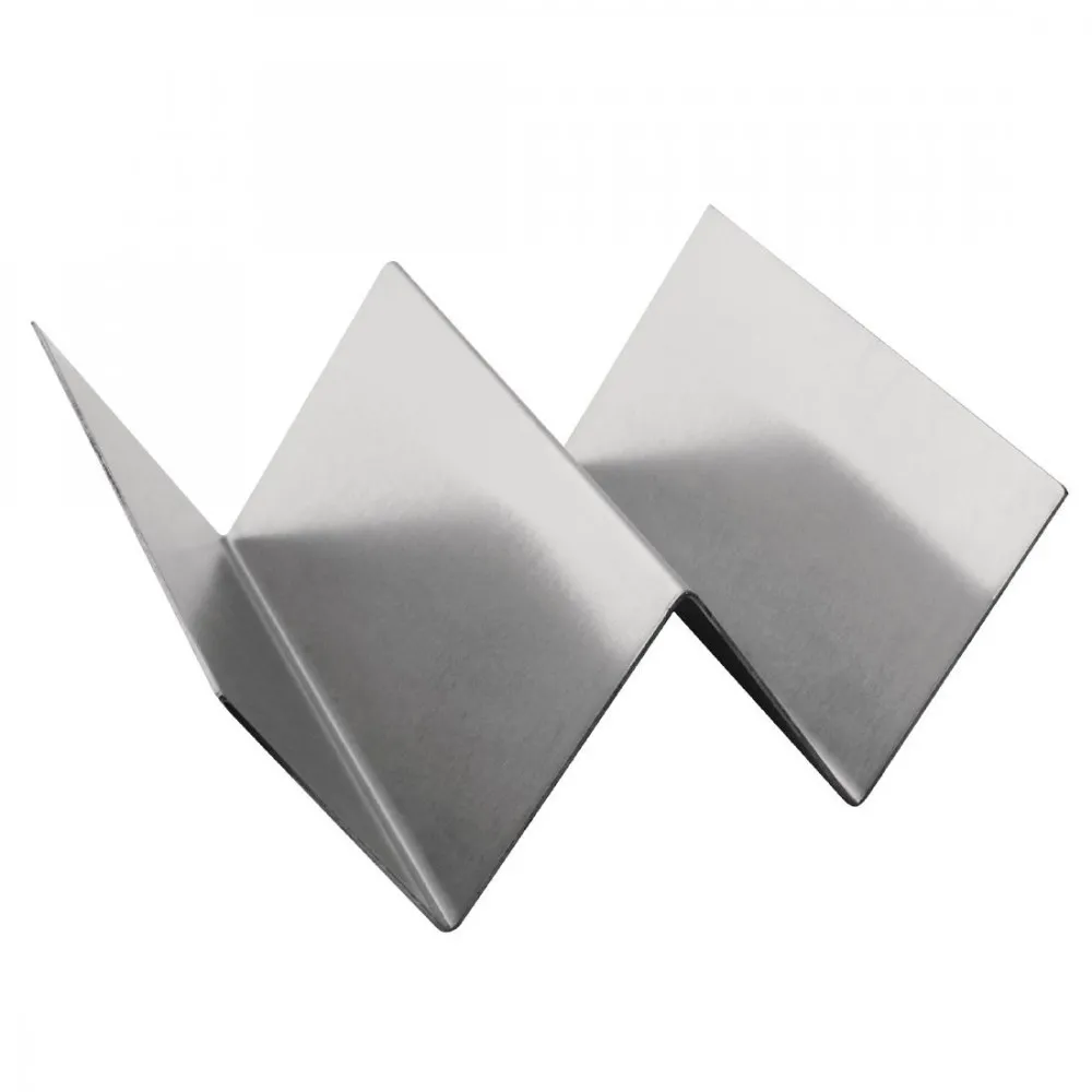 Taco Holder Stainless Steel - 135x114x55mm Holds 2 Tacos