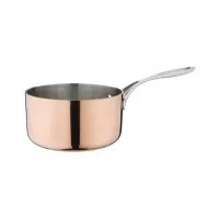 Vogue Tri-wall Copper Saucepan - 180x100mm