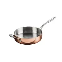 Vogue Tri-wall Copper Saute Pan - 240x60mm