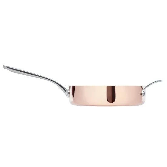 Vogue Tri-wall Copper Saute Pan - 240x60mm