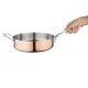 Vogue Tri-wall Copper Saute Pan - 240x60mm