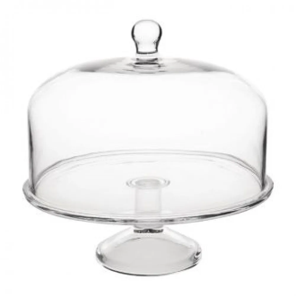 Olympia Glass Cake Stand Base For Dome Cs014 - 305(dia)x95(h)mm