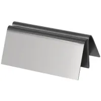 Menu Holder St/st - 80x40mm