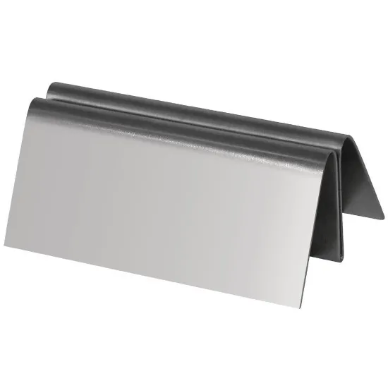 Menu Holder St/st - 80x40mm