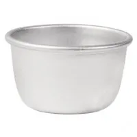 Vogue Mini Pudding Basin Aluminium - 40x70mm Dia