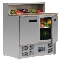 Polar G-series Pizza Prep Counter Fridge 288ltr S/s Finish Granite Worktop