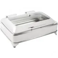 Olympia Electric Chafer Rectangular Glass Lid - 280watt