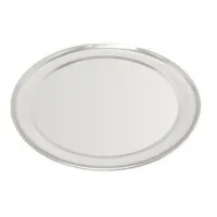 Vogue Aluminum Pizza Tray Wide Rim - 255mm 10''