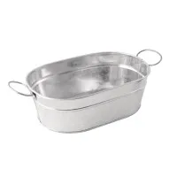 Rectangular Galvanised Tub - 100x210x105mm