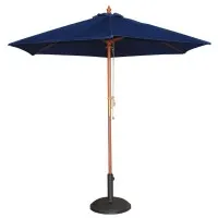 Bolero Round Navy Pull Parasol 2.5m