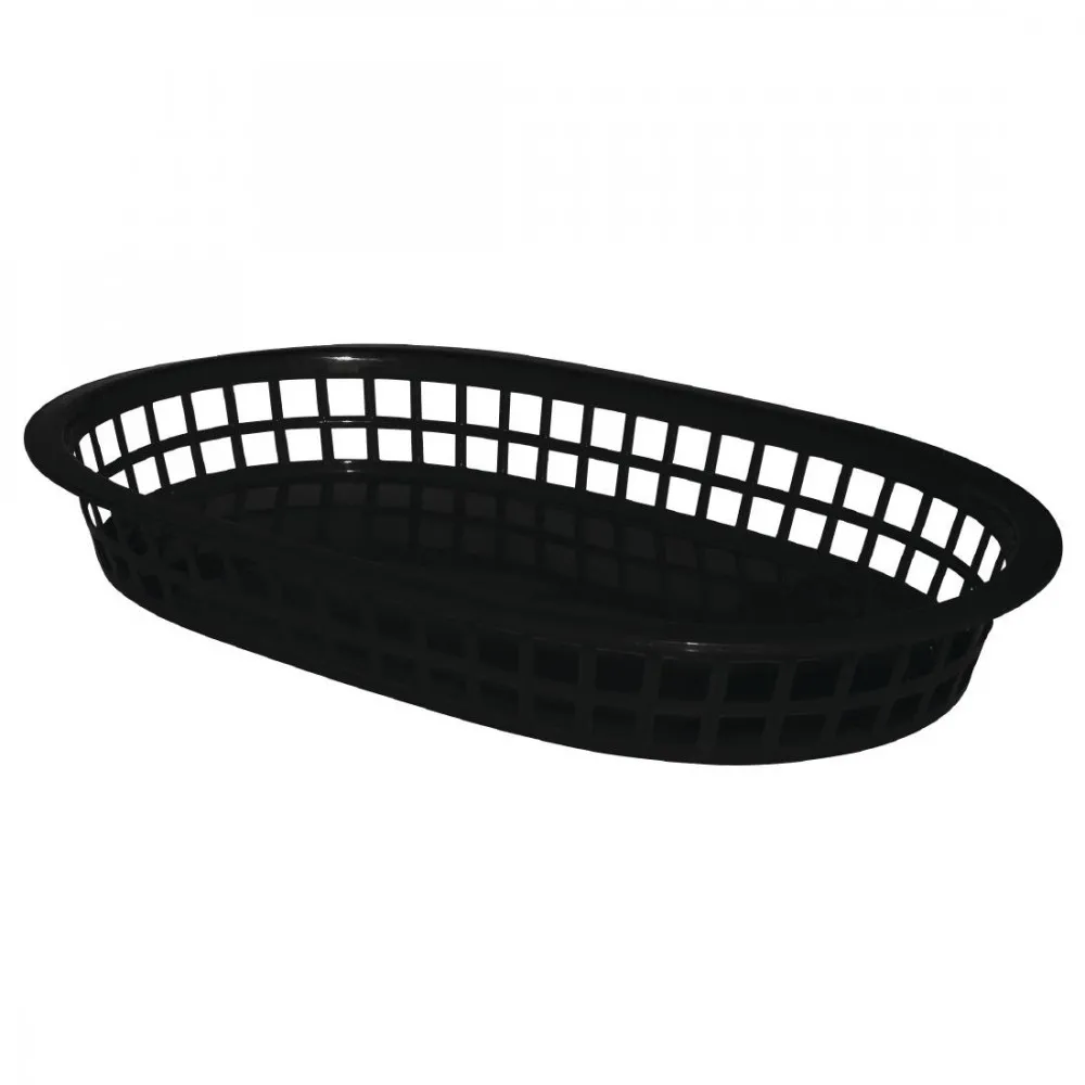 Pp Food Basket Blk- 275x175mm (pax 6)