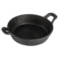Olympia Cast Iron Round Eared Dish - 180mm 7''