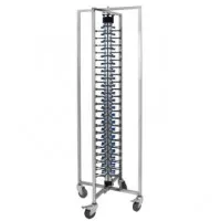 Vogue Mobile Plate Rack For 84 Plates