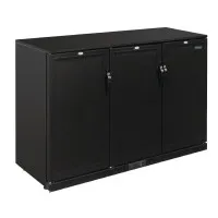 Polar Back Bar Cooler Triple Solid Hinged Door