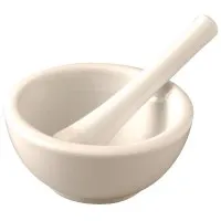Vogue Porcelain Pestle & Mortar - 4.5''