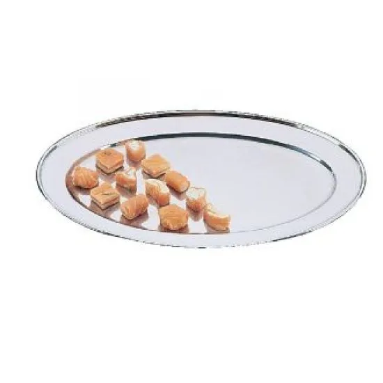 Stainless Steel Oval Platter 30cm