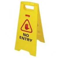 Wet Floor Sign 'no Entry'