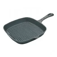 Ribbed Skillet (square) - 9.5'' Dia
