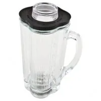 Glass Jug With Blade & Lid - 1.25ltr