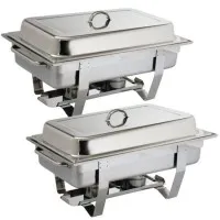 Milan Chafer Set Twin Pack Offer Gn - 1/1