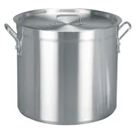Vogue Stockpot Aluminium - 37.78ltr 370x370mm
