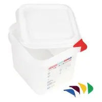 Araven Food Containers With Lids - Gn 1/6 2.6ltr 150mm (box 4)