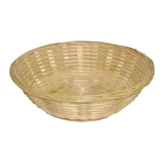 Wicker Bread Roll Basket - 200mm 8 Dia (pack 6)''