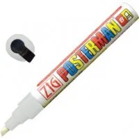 Securit Zig Posterman All Weather White Marker - 2x6mm Nib