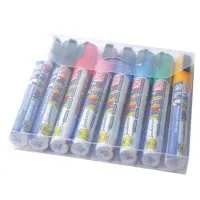 Securit Zig Posterman All Weather Assorted Markers - 2x6mm (pack 8)