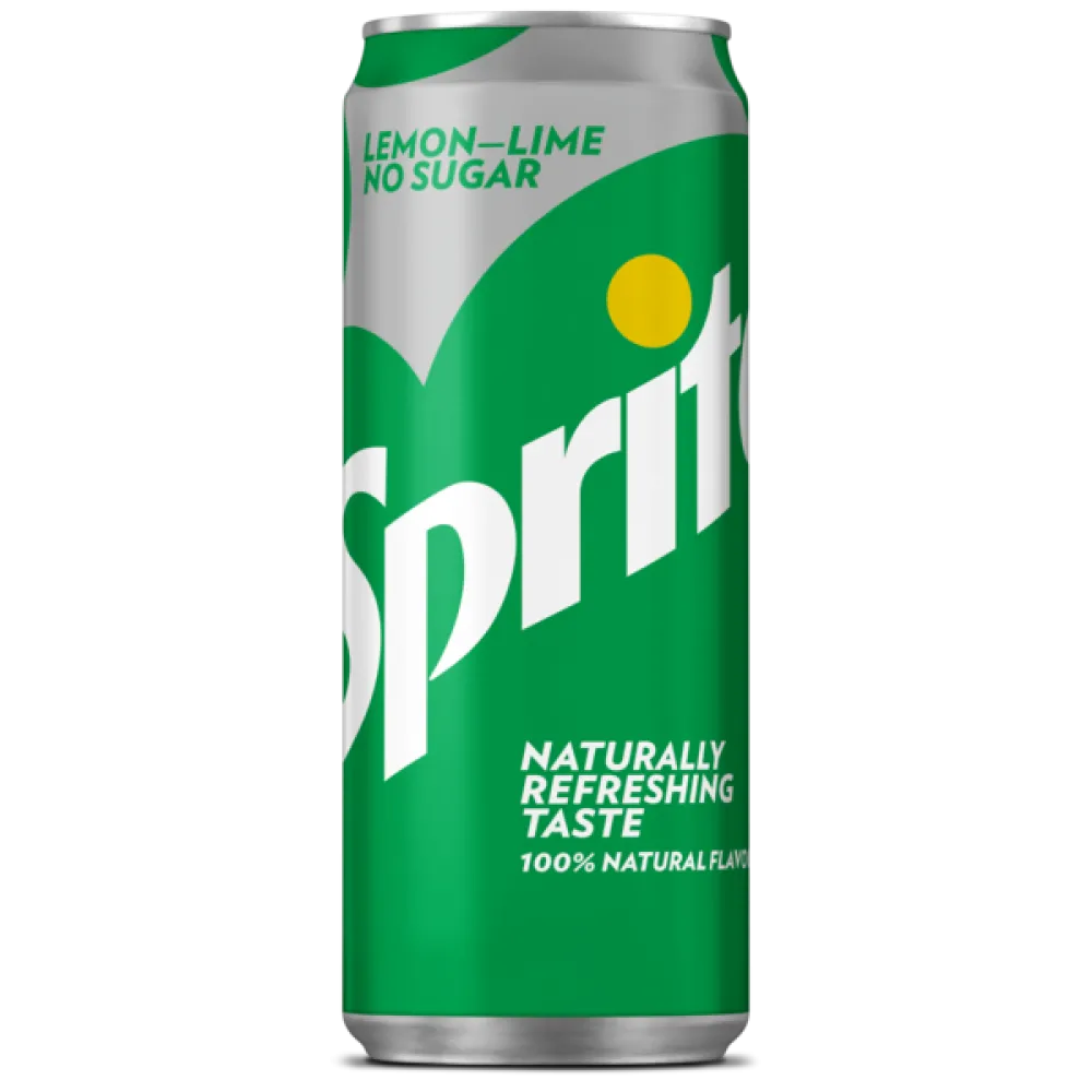 Sprite Cans No Sugar 330ml X 24 Drs